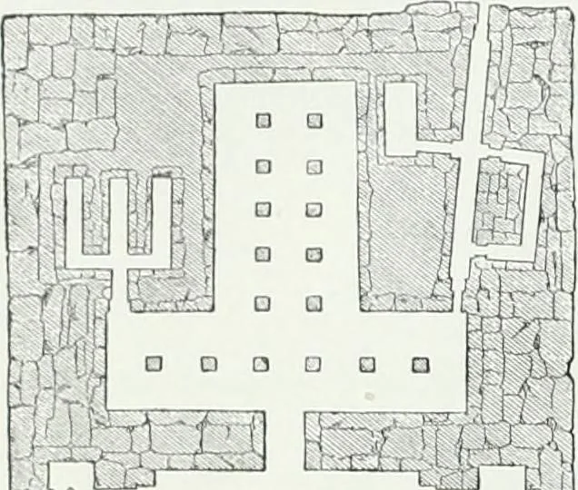 An illustration from Weltgeschichte der Kunst bis zur Erbauung der Sophienkirche, 1888, leaf 47
