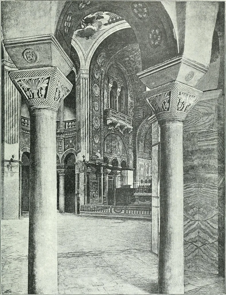 An illustration from Weltgeschichte der Kunst bis zur Erbauung der Sophienkirche, 1888, leaf 480