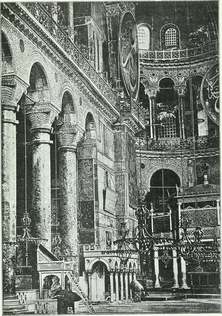 An illustration from Weltgeschichte der Kunst bis zur Erbauung der Sophienkirche, 1888, leaf 488