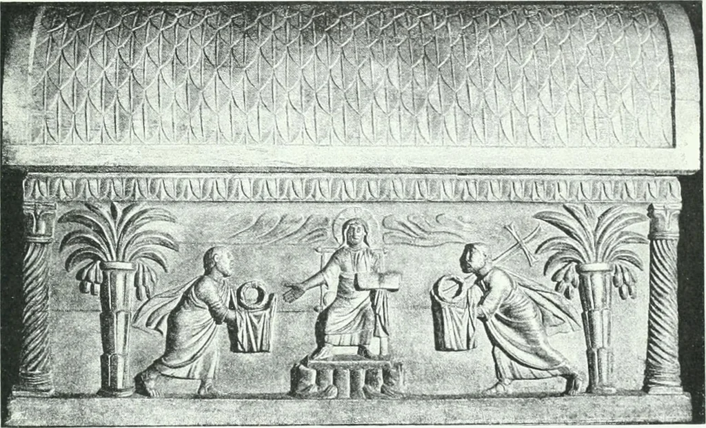 An illustration from Weltgeschichte der Kunst bis zur Erbauung der Sophienkirche, 1888, leaf 490