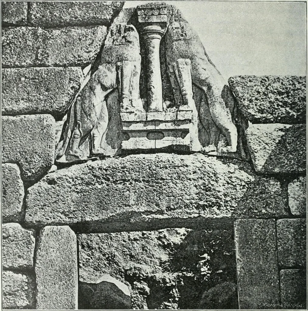 An illustration from Weltgeschichte der Kunst bis zur Erbauung der Sophienkirche, 1888, leaf 63