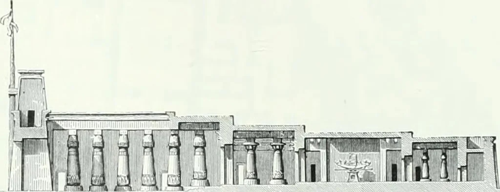 An illustration from Weltgeschichte der Kunst bis zur Erbauung der Sophienkirche, 1888, leaf 66