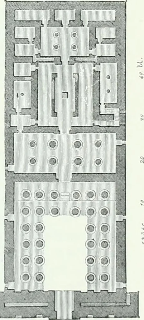 An illustration from Weltgeschichte der Kunst bis zur Erbauung der Sophienkirche, 1888, leaf 66