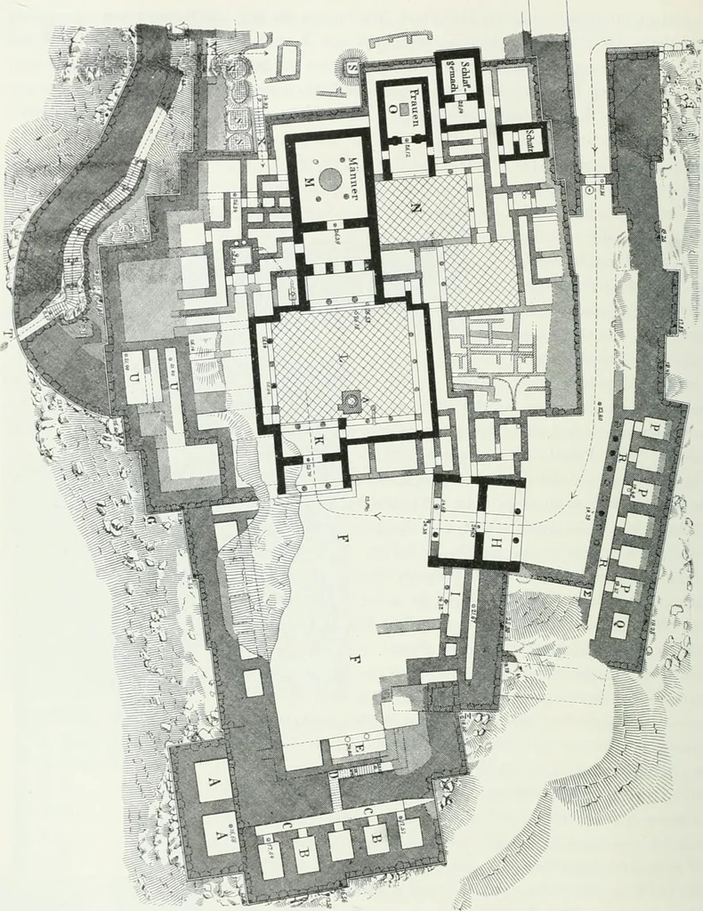 An illustration from Weltgeschichte der Kunst bis zur Erbauung der Sophienkirche, 1888, leaf 67