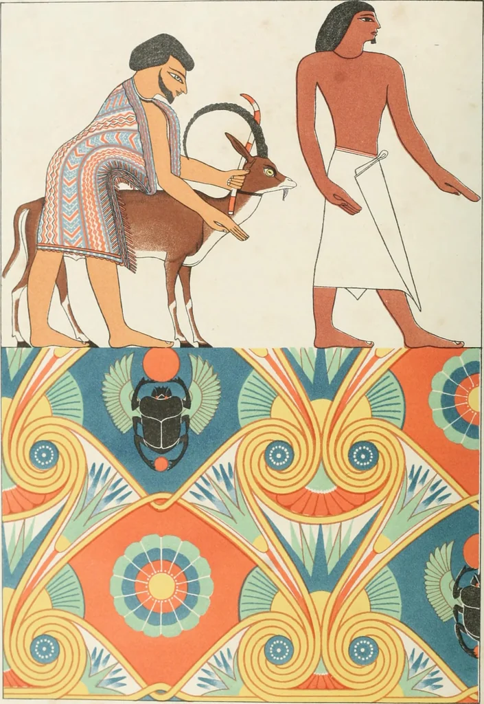 An illustration from Weltgeschichte der Kunst bis zur Erbauung der Sophienkirche, 1888, leaf 7