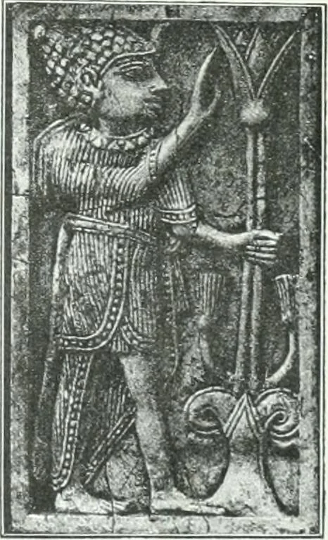 An illustration from Weltgeschichte der Kunst bis zur Erbauung der Sophienkirche, 1888, leaf 86