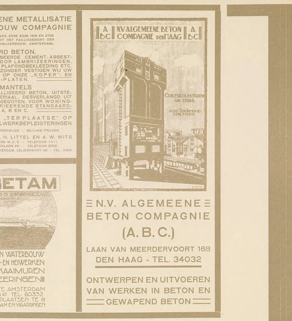 An illustration from Wendingen : maandblad voor bouwen en sieren, 1918, leaf 46