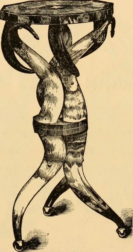 An illustration from Wenzel Friedrich, manufacturer of horn furniture., 1890, leaf 16