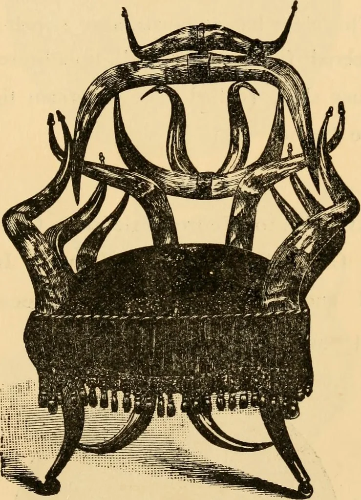 An illustration from Wenzel Friedrich, manufacturer of horn furniture., 1890, leaf 20