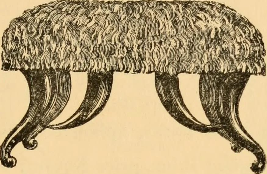 An illustration from Wenzel Friedrich, manufacturer of horn furniture., 1890, leaf 8