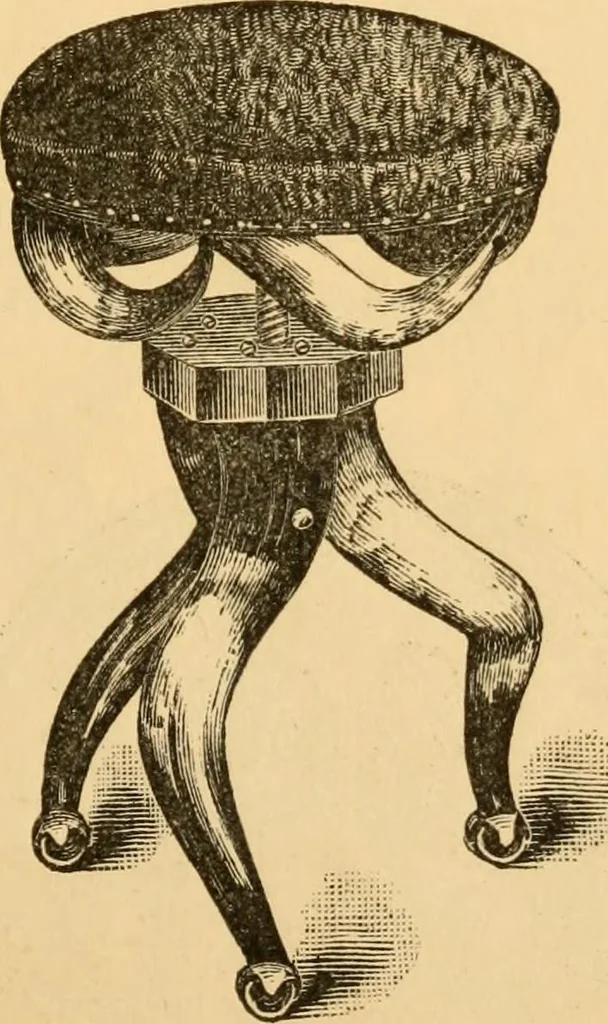 An illustration from Wenzel Friedrich, manufacturer of horn furniture., 1890, leaf 8