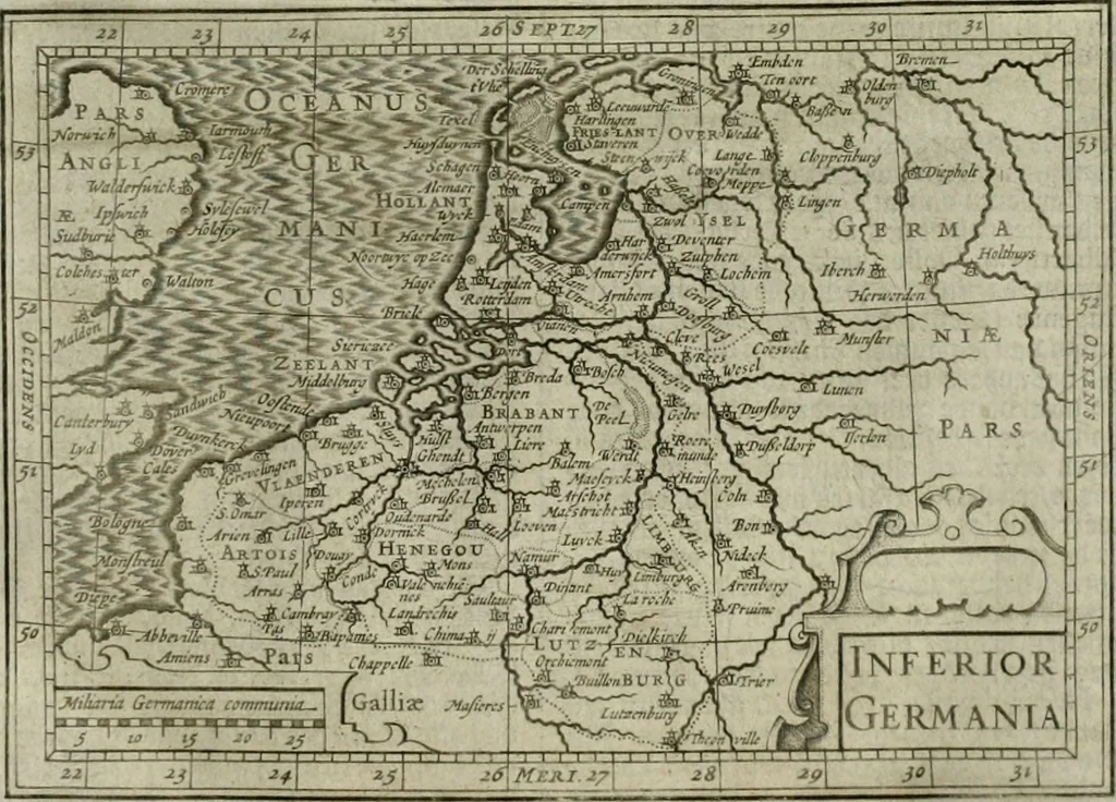 An illustration from Wereld spiegel waer in vertoontword de beschrÿvinge der kÿken staten ..., 1621, leaf 16