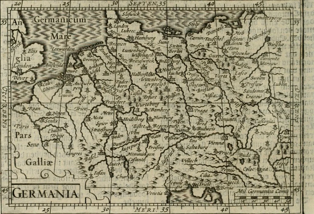 An illustration from Wereld spiegel waer in vertoontword de beschrÿvinge der kÿken staten ..., 1621, leaf 361