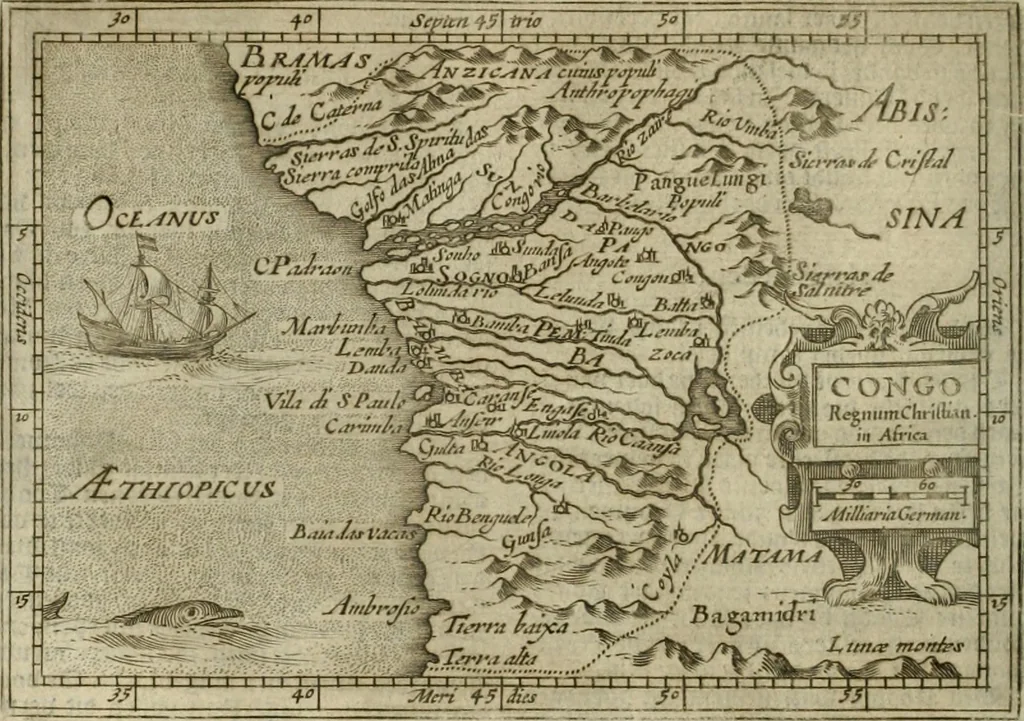 An illustration from Wereld spiegel waer in vertoontword de beschrÿvinge der kÿken staten ..., 1621, leaf 677