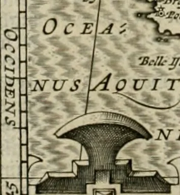 An illustration from Wereld spiegel waer in vertoontword de beschrÿvinge der kÿken staten ..., 1621, leaf 97