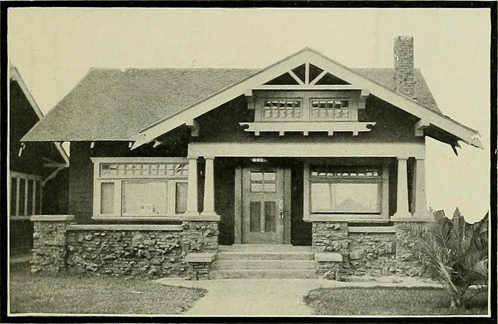 An illustration from West coast bungalows., 1912, leaf 10