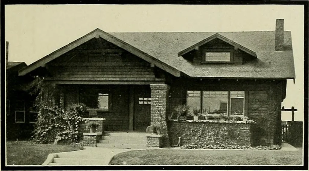 An illustration from West coast bungalows., 1912, leaf 12