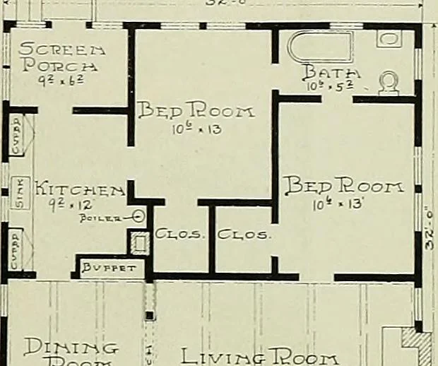 An illustration from West coast bungalows., 1912, leaf 12