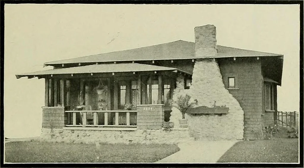 An illustration from West coast bungalows., 1912, leaf 14