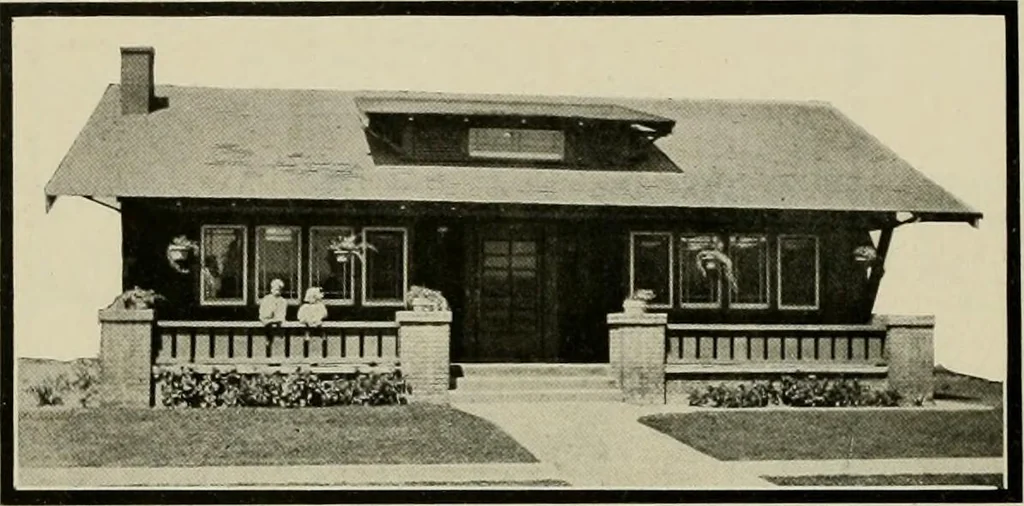 An illustration from West coast bungalows., 1912, leaf 15