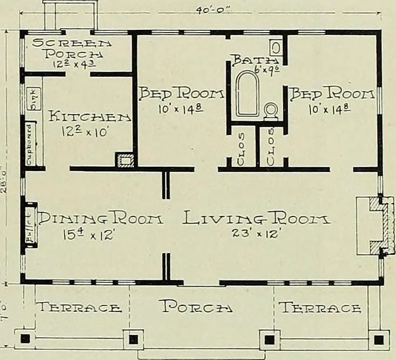 An illustration from West coast bungalows., 1912, leaf 16