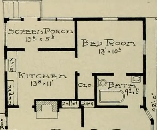 An illustration from West coast bungalows., 1912, leaf 17