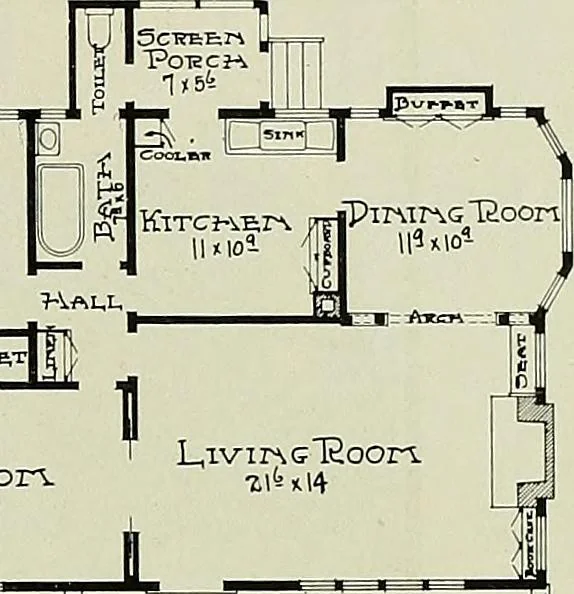 An illustration from West coast bungalows., 1912, leaf 20