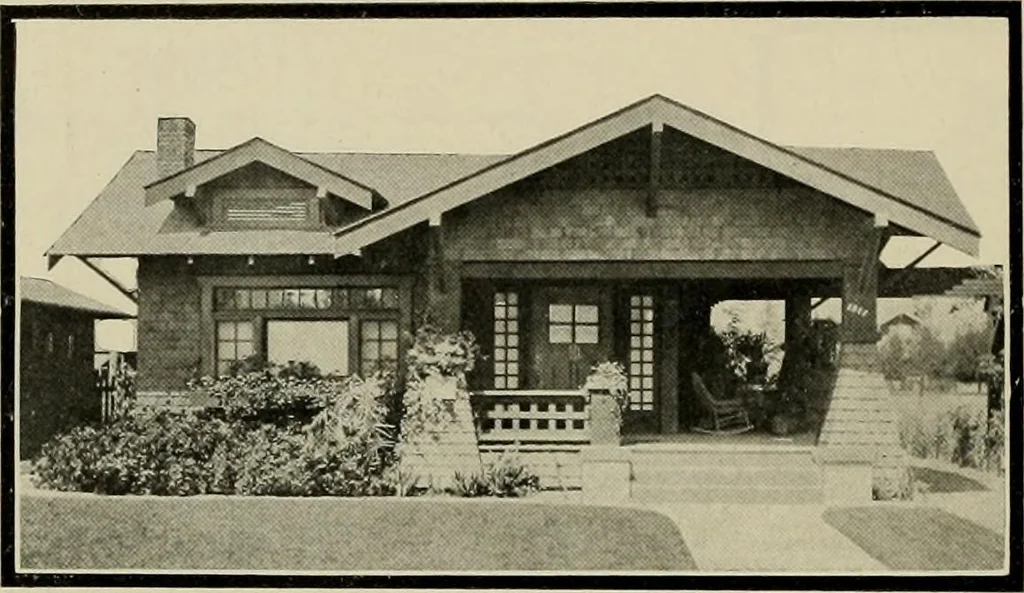 An illustration from West coast bungalows., 1912, leaf 21