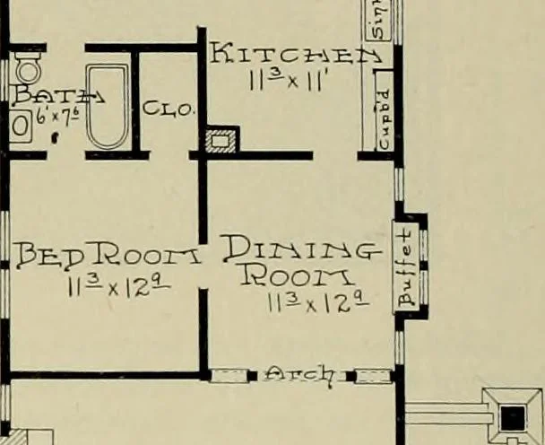 An illustration from West coast bungalows., 1912, leaf 21