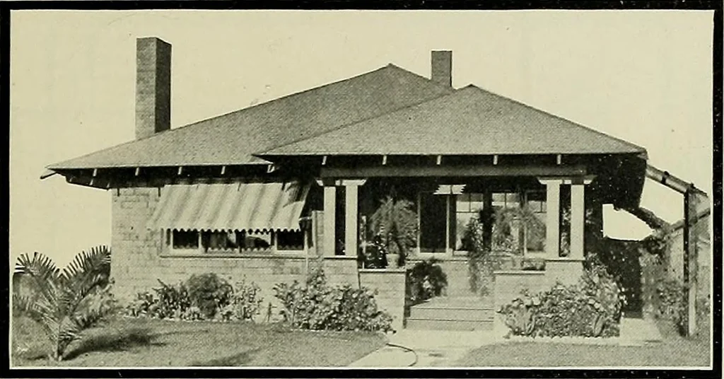 An illustration from West coast bungalows., 1912, leaf 22
