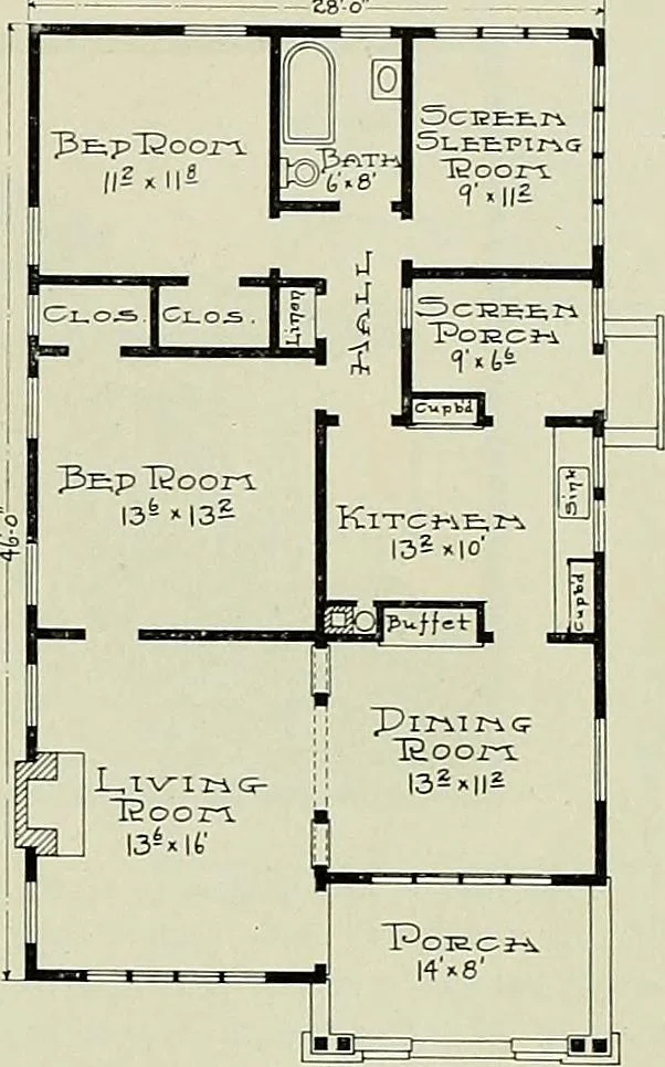 An illustration from West coast bungalows., 1912, leaf 22