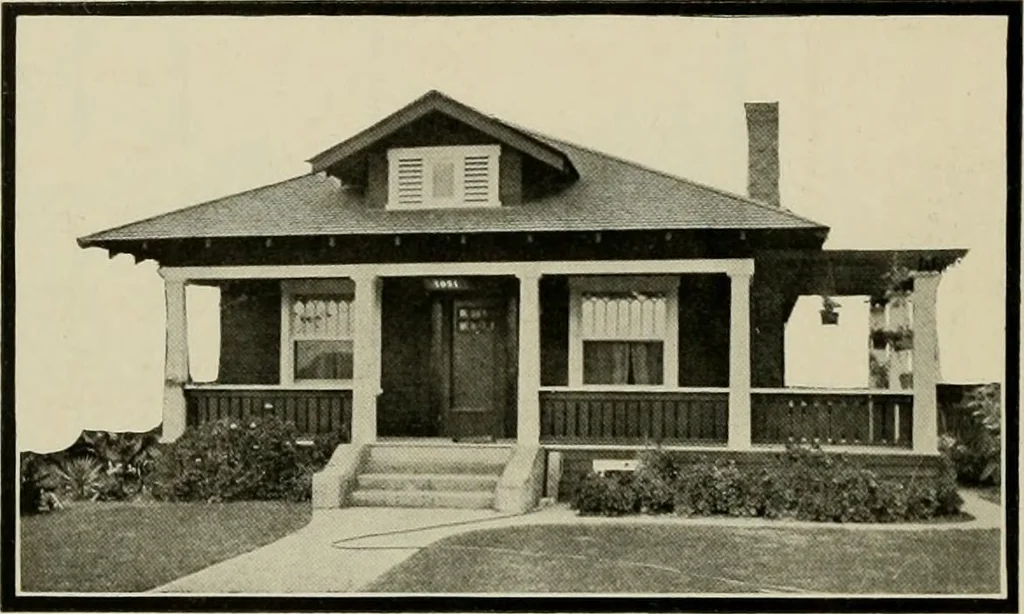An illustration from West coast bungalows., 1912, leaf 23