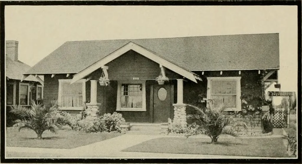 An illustration from West coast bungalows., 1912, leaf 27