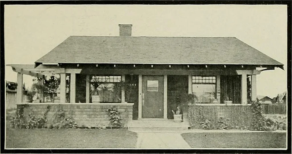 An illustration from West coast bungalows., 1912, leaf 28