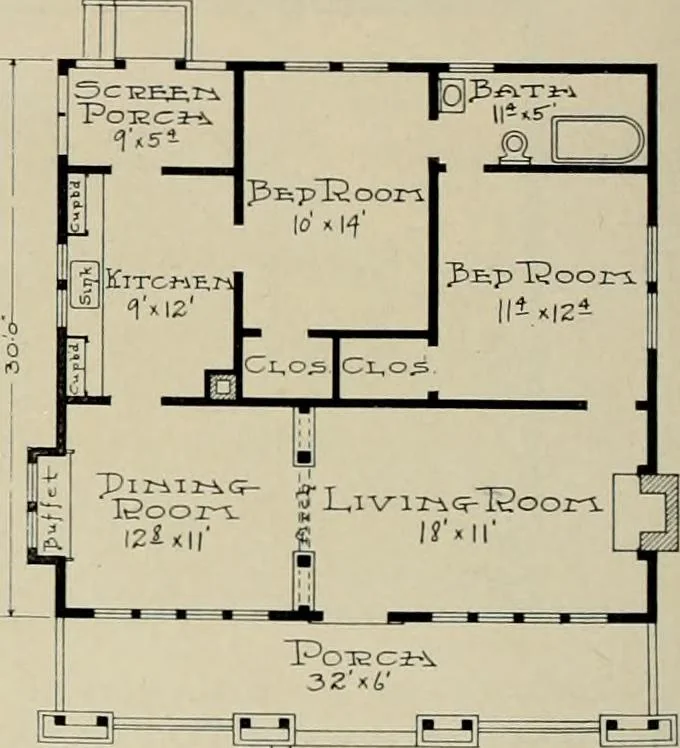 An illustration from West coast bungalows., 1912, leaf 29