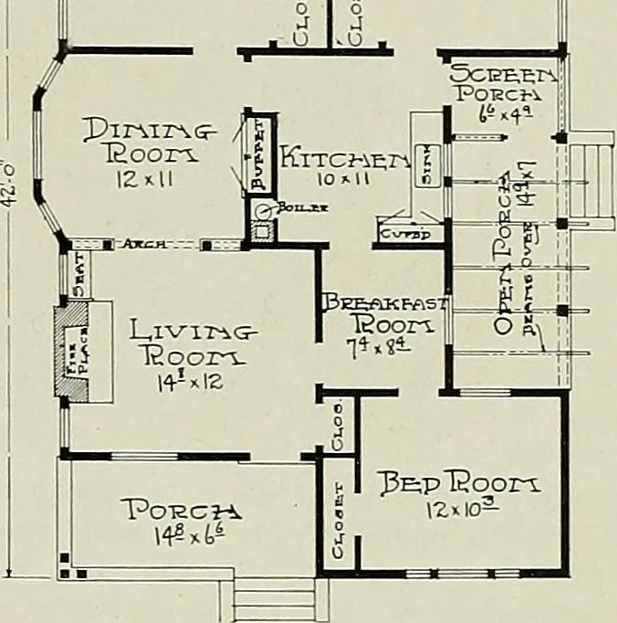 An illustration from West coast bungalows., 1912, leaf 30