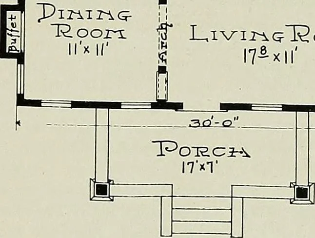 An illustration from West coast bungalows., 1912, leaf 32