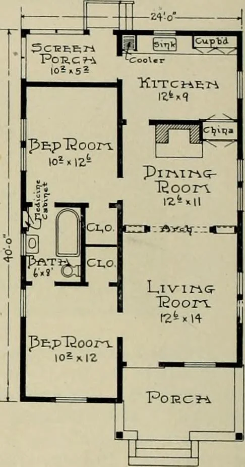 An illustration from West coast bungalows., 1912, leaf 35