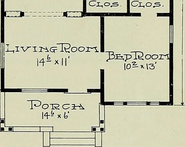 An illustration from West coast bungalows., 1912, leaf 38