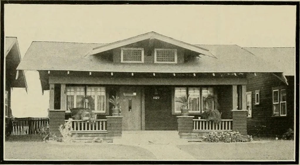 An illustration from West coast bungalows., 1912, leaf 45