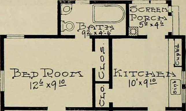 An illustration from West coast bungalows., 1912, leaf 47