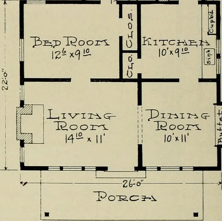 An illustration from West coast bungalows., 1912, leaf 47