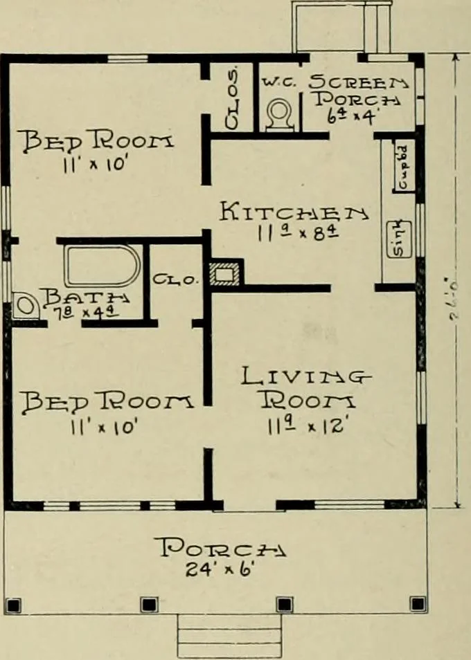 An illustration from West coast bungalows., 1912, leaf 51