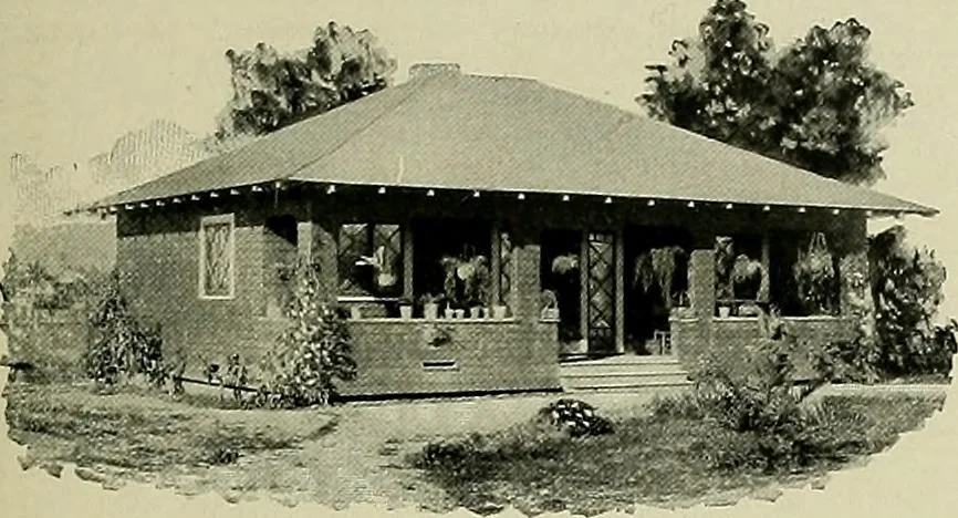 An illustration from West coast bungalows., 1912, leaf 54