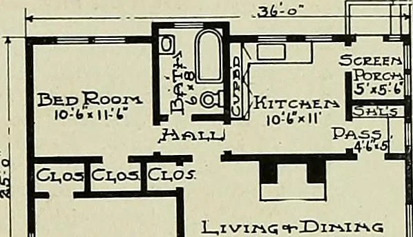An illustration from West coast bungalows., 1912, leaf 54
