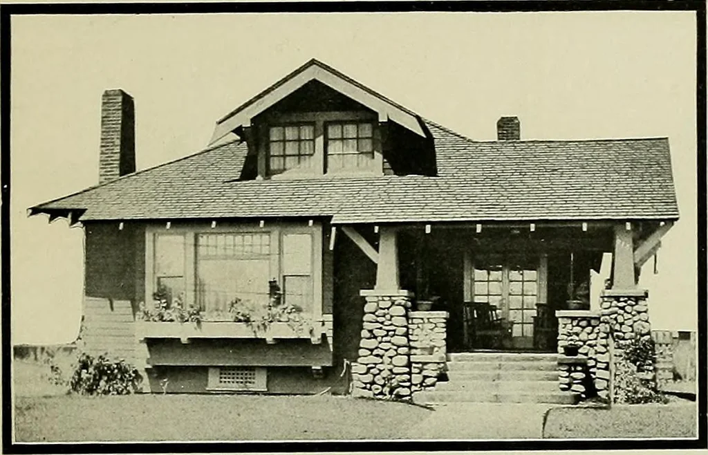 An illustration from West coast bungalows., 1912, leaf 6