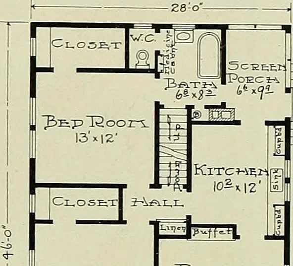 An illustration from West coast bungalows., 1912, leaf 6