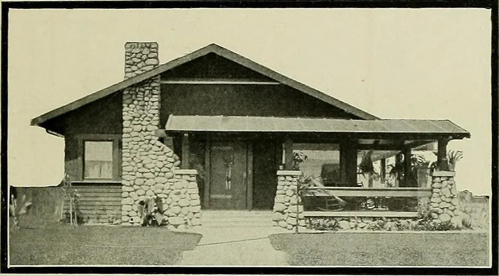 An illustration from West coast bungalows., 1912, leaf 8