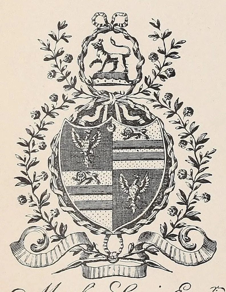 An illustration from West Indian bookplates : being a first list of plates relating to those islands, 1914, leaf 8