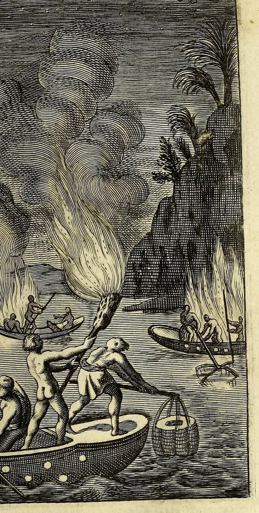 An illustration from West-indianische Reissbeschreibung, de An. 1639. biss 1645. von Ambsterdam nach St. Jorius de Mina, ein Castel, in Africa,, 1663, leaf 109